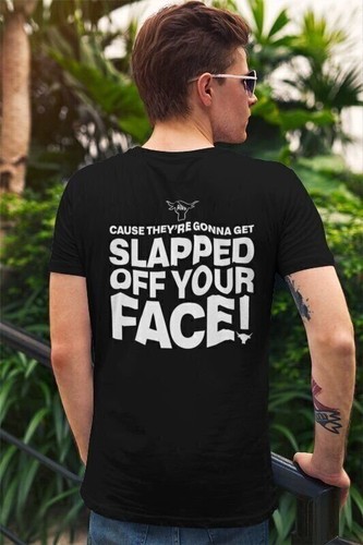 The Rock Hows Lips Gonna Get Gonna Slapped Off Your Face T-Shirt - Bild 4 von 6