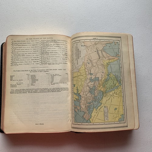 The Holy Bible Douay Version 1906 Frank QUINN Co Philadelphia Illustration Maps - Imagen 18 de 24