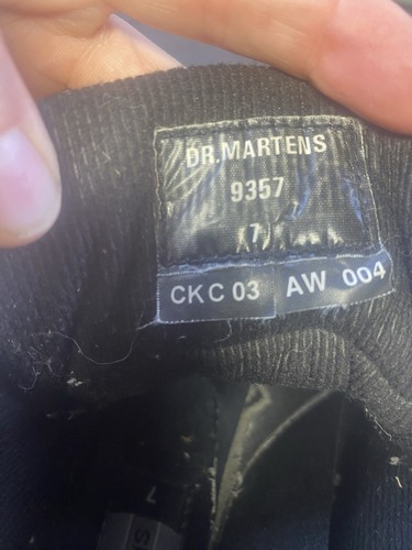 Dr. Martens Vintage Damen klobig schwarz Y2K rutschfeste Kampfstiefel Größe 9-9357 - Bild 10 von 13