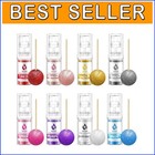 Edible Glitter Spray - 8 Vibrant Food Grade Colors for Stunning Cake Decorating