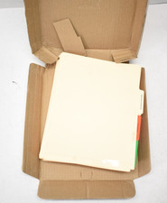 Lot of 150 Total Manila File Folders Authorizations/Prescriptions/Demographics