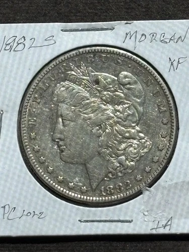 1882-S Morgan Silver Dollar, XF+