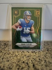 Panini Donruss Elite 2025 NFL Isaac TeSlaa RC Green Disco # No.117