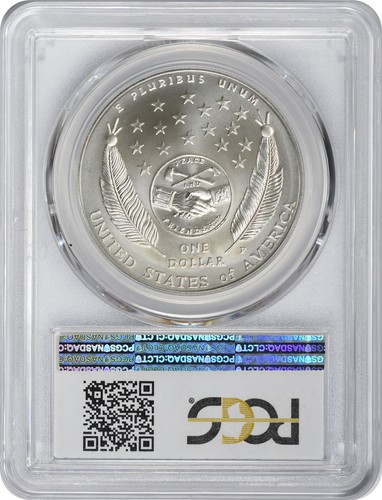 2004-P Lewis and Clark Silver Commemorative Dollar MS69 PCGS Mint State 69 - Picture 2 of 2