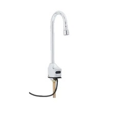 T&S Brass EC-3100-TMV Chekpoint Electronic Deck Mount Gooseneck Faucet