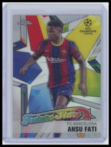 2020-21 Topps Chrome UEFA Champions League #FS-AF Ansu Fati Future Stars