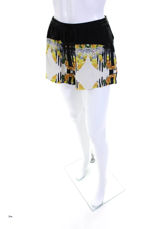 Pantalones Cortos Rebecca Minkoff Mujer Seda Estampado Floral Multicolor Talla Extra Pequeña Foto 2 de 4