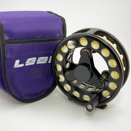 Vtg Loop Model 3 Fly Fishing Reel Extra Spool Pouch Sweden 1990s 8wt Line - Picture 2 of 21