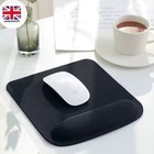 Mouse Pad with Wrist Rest Black Gel Support Anti-Slip Mat for Laptop PC NEW