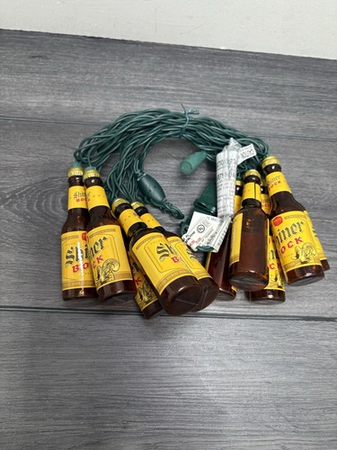 Shiner Bock Bierflasche Weihnachtslichterkette Männerhöhle - Bild 1 von 2