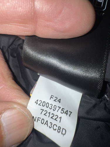 The North Face 1996 Retro Nuptse 700 DOWN Classic Black Jacket 2XL - Picture 8 of 9