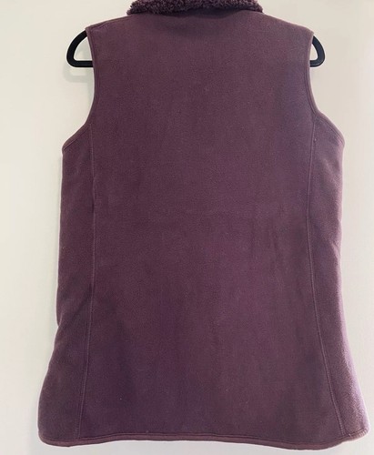 Gorgeous Rivers Ladies Purple Fluffy Vest Size 10 - Picture 5 of 5