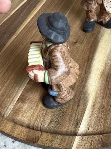 Fascia Flambro vintage in miniatura Emmett Kelly e pagliaccio su panche. Lotto - 4 come nuovi! - Foto 10 di 22
