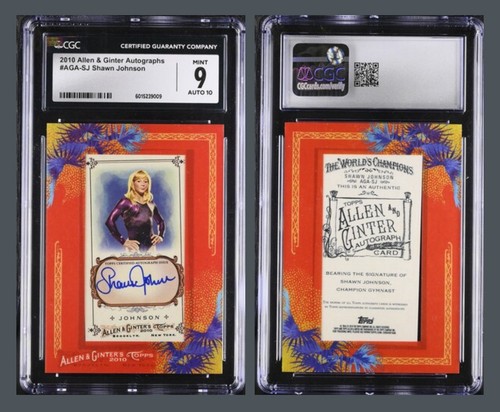 2010 Allen & Ginter Shawn Johnson Auto Cgc - Picture 1 of 1