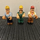 Vintage Fisher Price Husky Helper Construction Workers Lot of 3