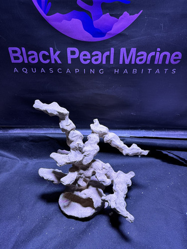 Ceramic Nano Reef Rock Marine/freshwater Aquarium Decor W35cm/H31cm/D27cm - Picture 3 of 5