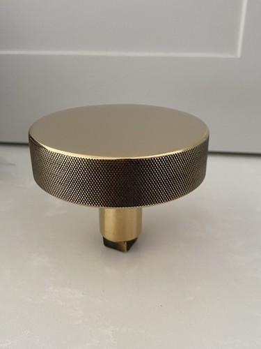 New From The Anvil Centre Door Knob Brompton Aged Brass Plain Large Knurled - Picture 7 of 19