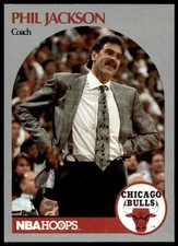 1990 HOOPS PHIL JACKSON 308 MINT CO BASKETBALL CHICAGO BULLS