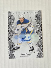 2025-26 Artifacts  #58 Owen Power  Black Auto 2/5