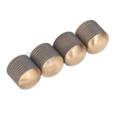 4Pcs Electric Guitar Knob Metal Volume Tone Control Dome Guitar Knob Replace