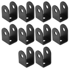 10 Pcs U Brackets for 1" Panels Pilasters, U Bracket for 25mm Cubicle Partiti...