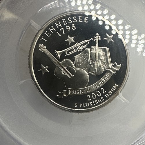 2002-S 25C Tennessee Proof 70DCAM Quarter Dollar Graded Slabbed Top Pop - Picture 5 of 5