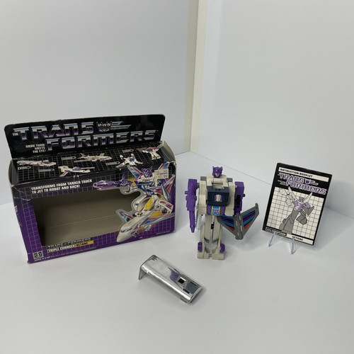 1986 Hasbro Transformers G1 Generation 1 Triple Changer Octane Box and paperwork - Bild 1 von 10