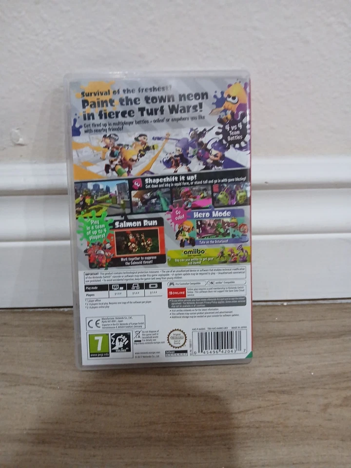 Splatoon 2. Good Condition Barley Used. - Image 2 of 4