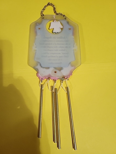 I Believe In Angels - Indoor Wind Chime Plaque - Picture 5 of 7