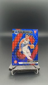 2024 Panini Mosaic Zaccharie Risacher RC City Edition Blue Prizm /199 #11906 C