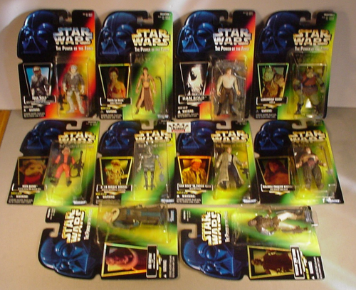 10 figuras de acción 1995-1997 Star Wars Power of the Force sin usar, en caja original, Kenner POTF #B - Imagen 8 de 8