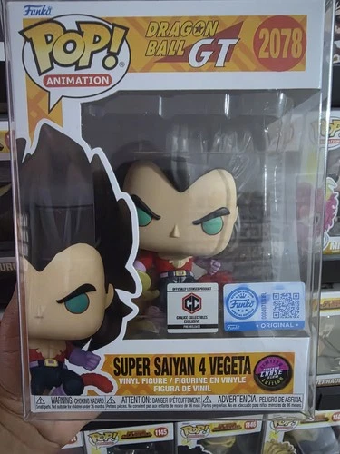 Funko Pop! Vinyl: Dragon Ball - Super Saiyan 4 Vegeta (Flocked) (Glow) (Chase) -