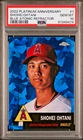 Shohei Ohtani 2022 Chrome Platinum Anniversary BLUE ATOMIC /100 PSA 10 大谷 翔平