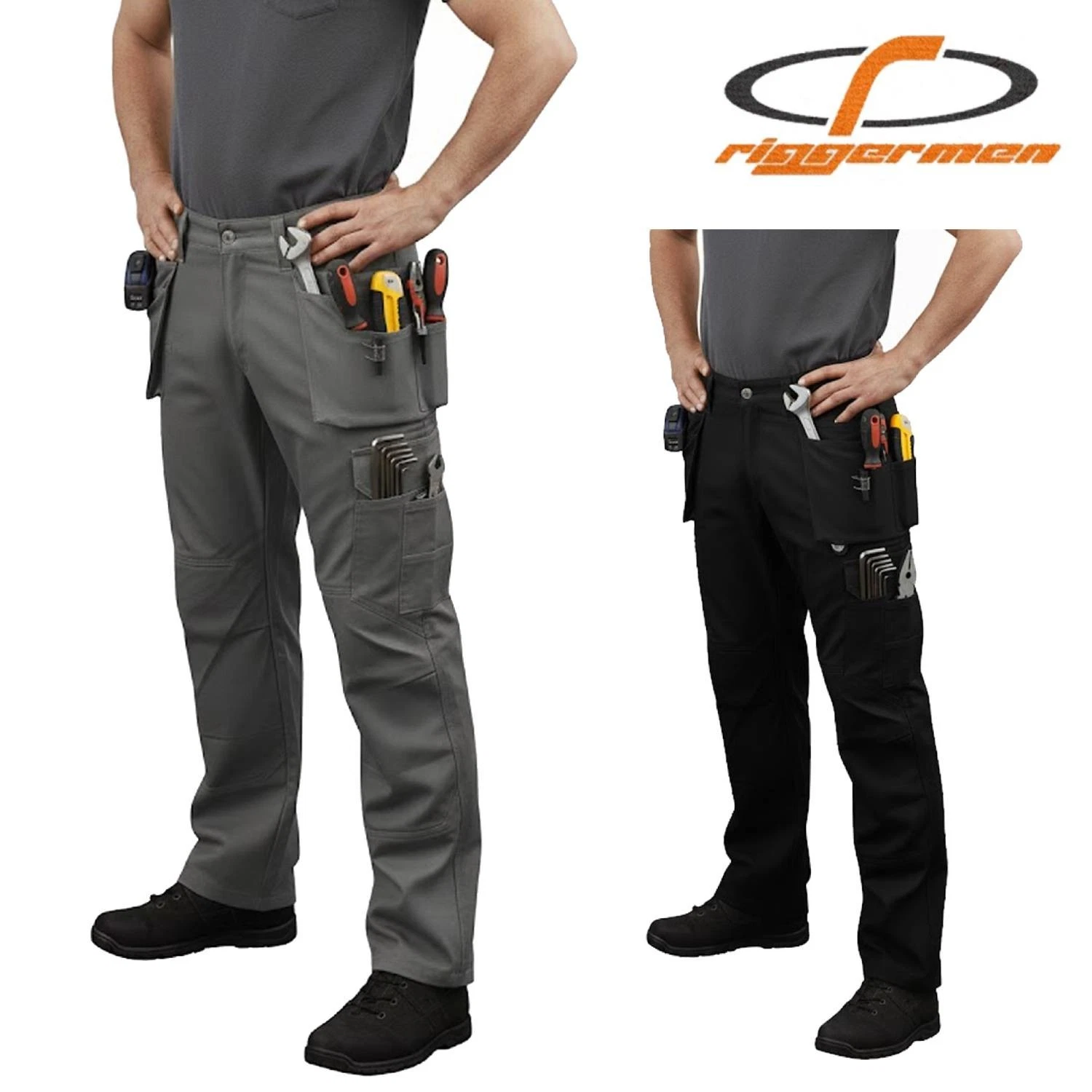 Mens Cargo Tactical Pants Elasticated Waist Lightweight Hiking Work Pants
Opens in a new window or t