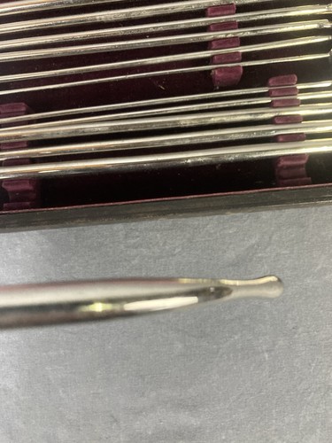 SET PALETTE ACCORDATURA CANNE ORGANO COMPLETO 1-12 SECOLO SCORSO CUSTODIA - Foto 8 di 11