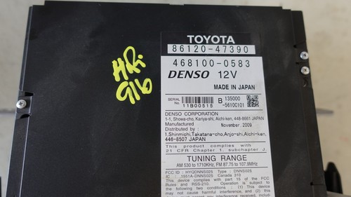 TESTED 2011 Toyota Prius OEM JBL Navigation RADIO STEREO 86120-47390 - Picture 4 of 5