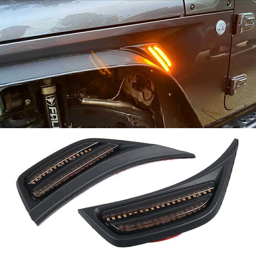 LED Frontfender Seitenmarkierungsleuchte Blinkleuchte für Jeep Wrangler JL 18-20 - Bild 2 von 9