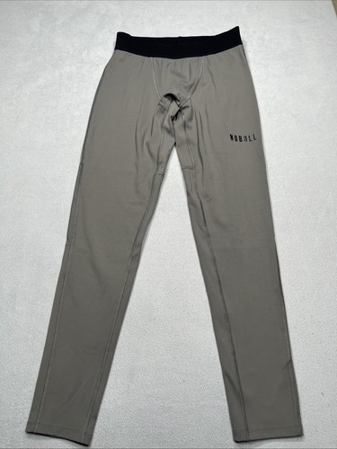 Medias de compresión Nobull gris negro talla mediana para hombre