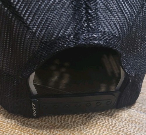 Hoyt Archery Snapback Trucker Hat Gray One Size Adjustable 6 Panel Mesh Back - Picture 3 of 5