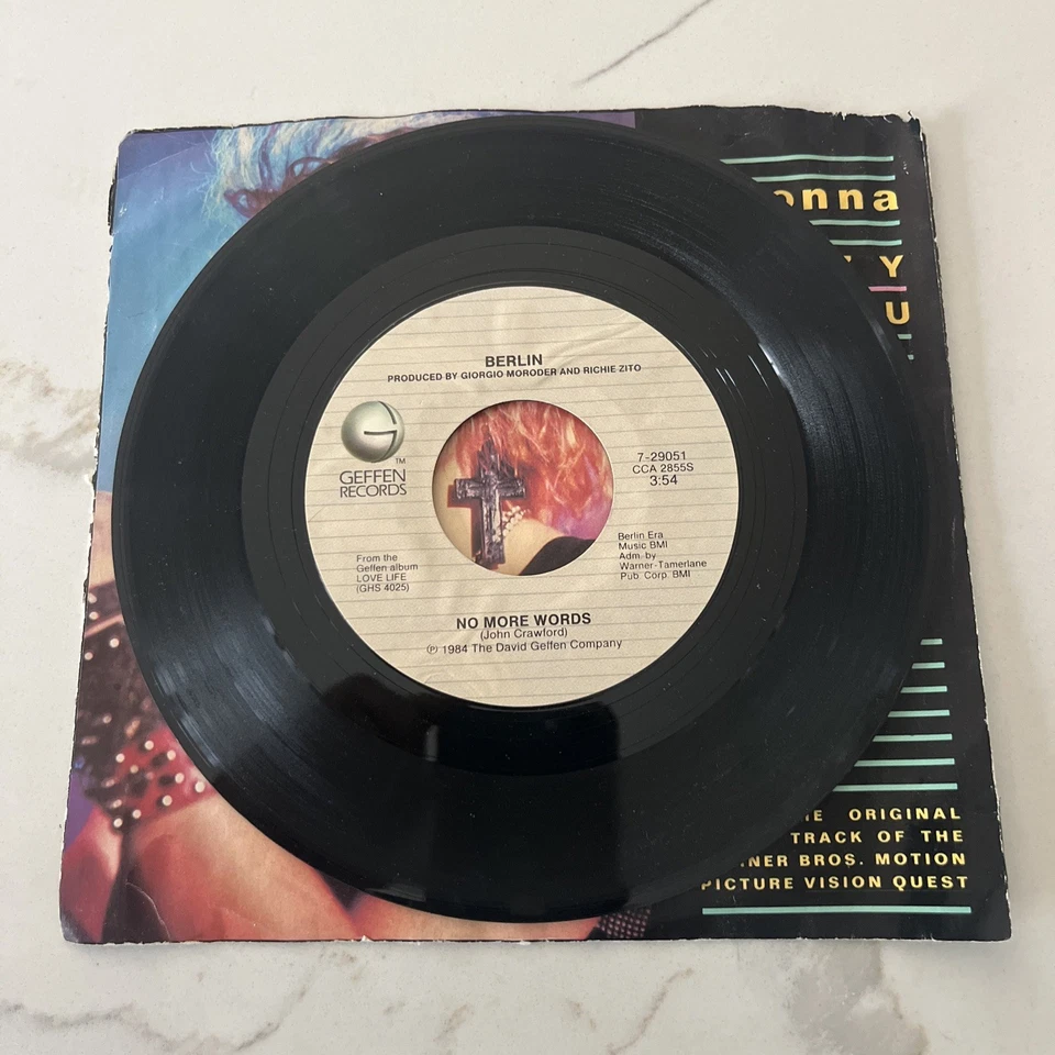 Madonna Lot Crazy For You 45 Single 1985 Vision Quest (Rare) + Ray of Light CD Foto 3 de 4