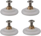 4pcs Dia. 26mm Shower Room Pulley Bathroom Sliding Glass Door Wheels Copper 
