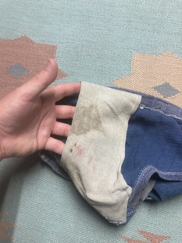 Vintage 1920s 30s wool swim trunks shorts Montgomery ward distressed men’s AS IS - Picture 6 of 11