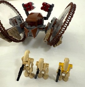 LEGO Star Wars-The Clone Wars-Hailfire Droid & Spider Droid  (7670) - COMPLETE