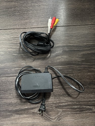 N64 Nintendo 64 OEM Connection Cables AC Adapter Power Cord RCA AV Cable - Picture 1 of 6