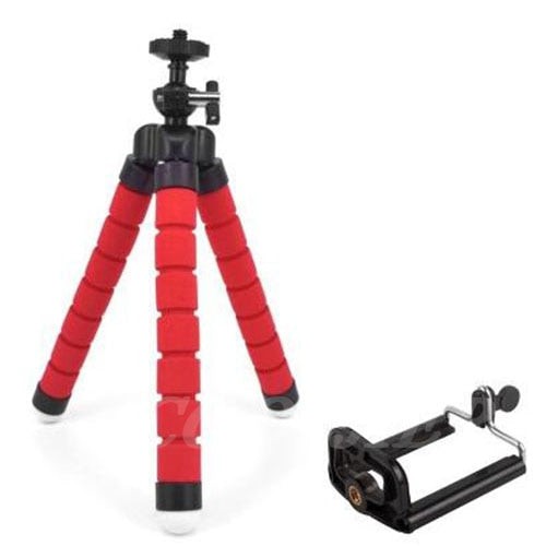 Flexibler Schwamm Oktopus Stativ Handy Halter Kamera Ständer mit Bluetooth Fernbedienung S - Bild 3 von 18