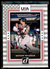 2016 Donruss USA Collegiate National Team Bryson Brigman USA #USA-9