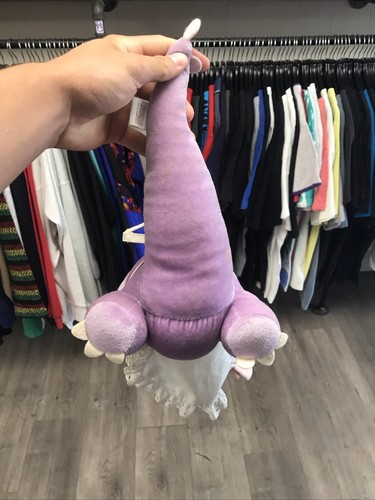 Vintage 1987 Talking Tops Dinosaur Stuffed Animal Mamasaurus Mom & Baby Purple - Picture 12 of 14