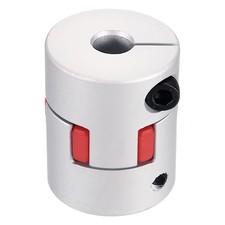 Aluminum Shaft Coupling 15mm to 15mm Coupler L50mm x D40mm Connector