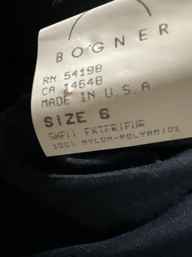Womens Bogner Ski Suit Snowsuit One Piece Snow Bib Apres Designer Onsie Vtg sz 6 - Picture 9 of 14