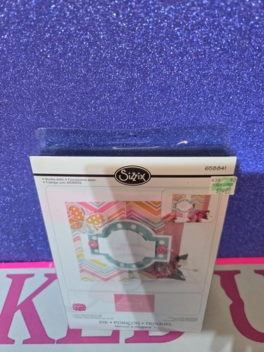 Sizzix Ornate Flip-Its Card #658841 Movers L Base die Retail 29.99 - Picture 2 of 8